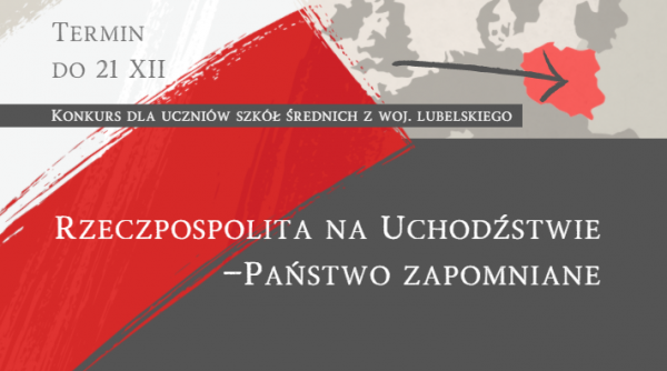 Konkurs: Rzeczpospolita na Uchodźstwie – Państwo zapomniane