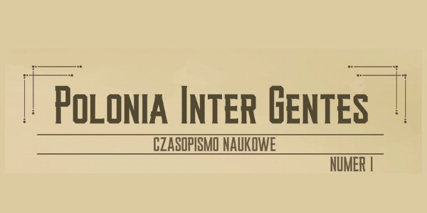 Pierwszy numer czasopisma „Polonia Inter Gentes”
