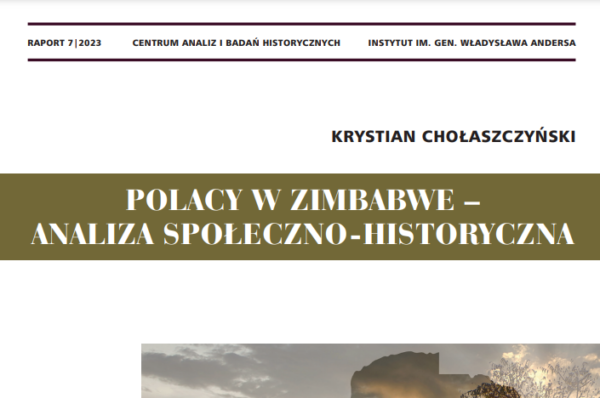 Raport Instytutu Andersa – Polacy w Zimbabwe