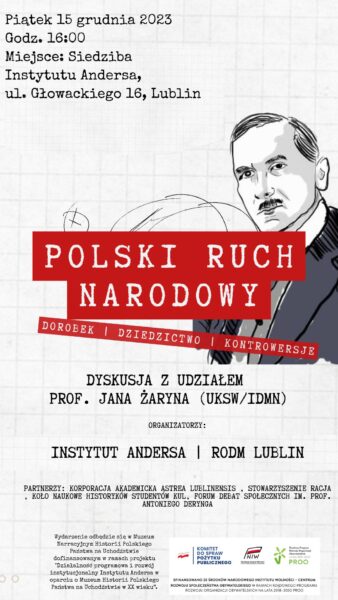 Zapraszamy na spotkanie z prof. Janem Żarynem